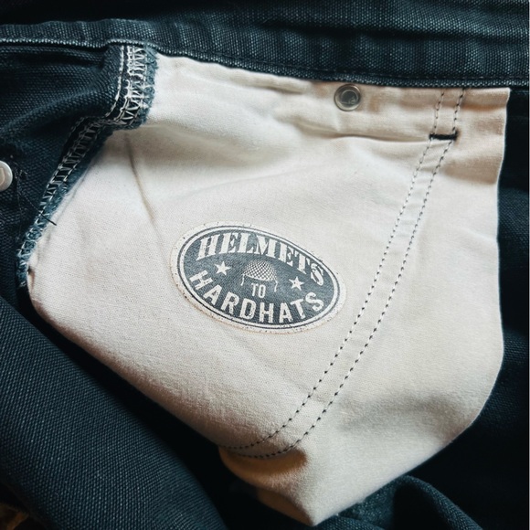 Carhartt double knee work pants. Black. 33x32. - Picture 5 of 7